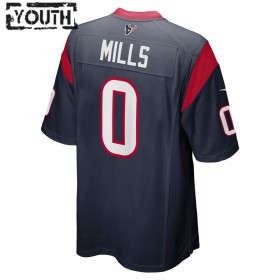 Kinder Houston Texans Trikot Davis Mills 0 Nike Navy 2021 NFL Draft